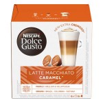 Кофе в капсулах Dolce Gusto Латте Макиато со вкусом карамели 3кр по 16 капсул.
