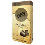 Кофе Lebo Obsidian, для кофемашины Nespresso, 10 капсул