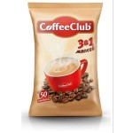 Кофейный напиток CoffeClub растворимый 3 в 1 Мягкий 18гх50шт