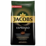 Купить Кофе в зернах Jacobs Espresso, 1кг, вакуум.уп. (8051104) в МВИДЕО