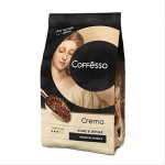 Кофе в зернах Coffesso Crema, 1000 г, вакуумная упаковка, 101214