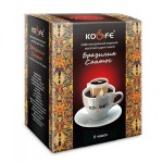 Купить Кофе молотый KO&amp;FE Колумбия, ароматиз., в дрип-пакетах, 8г*8шт. в МВИДЕО