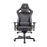 Кресло компьютерное игровое Tesoro Zone X F750 Black [gold stitch]