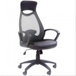 Кресло руководителя Тайпит Chairman 840 PL, черный, ткань DW01/SW01 черная