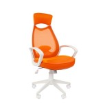Купить Кресло офисное Chairman 840 00-07025298 оранжевый в МВИДЕО