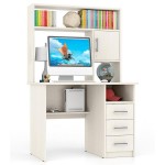 Купить Компьютерные и письменные столы с надстройкой Мебельный Двор в МВИДЕО