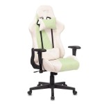 Кресло игровое Zombie VIKING X белый/зеленый