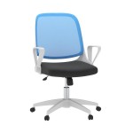 Купить Кресло офисное Loftyhome Call (W-158B-BB) blue/black в МВИДЕО