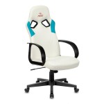 Купить Кресло игровое Zombie RUNNER белый/голубой в МВИДЕО