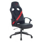 Кресло игровое Zombie DRIVER черный/красный