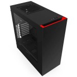 Купить Корпус для компьютера NZXT CA-S340MB-GR черный/красный в МВИДЕО