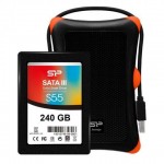 Купить Внутренний SSD накопитель Silicon Power 240GB S55 (SP240GBSS3S55S27) в МВИДЕО