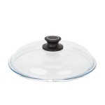 Крышка для посуды AMT Gastroguss 26 см черный/прозрачный