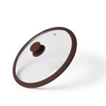 Купить Крышка для посуды FISSMAN 9968 Прозрачный, коричневый в МВИДЕО