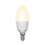 Лампа светодиодная Volpe lED-C37-6W/WW/E14/FR/O