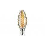 Лампа LED Paulmann Kerze gedr 4,5W E14 Gold 2700K dimm 28498
