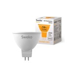 Лампа светодиодная Sweko 42LED-MR16-5W-230-3000K-GU5,3 38398
