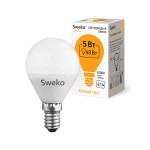 Лампа светодиодная Sweko 42LED-G45-5W-230-3000K-E14 38442