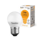 Лампа светодиодная Sweko 42LED-G45-7W-230-3000K-E27 38454