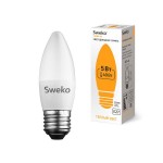 Лампа светодиодная Sweko 42LED-C35-5W-230-3000K-E27 38466