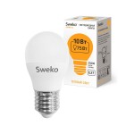 Лампа светодиодная Sweko 42LED-G45-10W-230-3000K-E27 38743