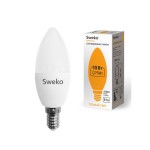 Лампа светодиодная Sweko 42LED-C35-10W-230-3000K-E14 38749