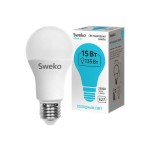 Лампа светодиодная Sweko 42LED-A60-15W-230-4000K-E27 38763