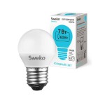 Лампа светодиодная Sweko 42LED-G45-7W-230-4000K-E27 38456