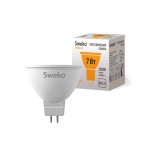 Лампа светодиодная Sweko 42LED-MR16-7W-230-3000K-GU5,3-P 38795