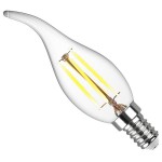 Лампа REV Filament свеча на ветру 7W, E14, 2700K