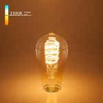 Купить Лампа светодиодная Elektrostandard FDL 8W 3300K E27 (ST64 спираль) (BLE2717) в МВИДЕО