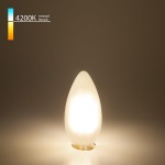 Купить Лампа светодиодная Elektrostandard Свеча 7W 4200K E14 (C35 белый) (BLE1410) в МВИДЕО