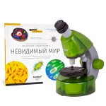 Купить Микроскоп Levenhuk LabZZ MV1 Lime + книга (73707) в МВИДЕО