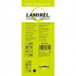 Пружина для переплета Lamirel пластиковая 10 мм. черная, 100 шт