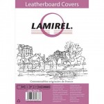 Обложка для переплета Lamirel Delta A4,картонная,тисн.под кожу,зеленая, 100 шт.