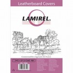 Обложка для переплета Lamirel Delta A4,картонная,тисн.под кожу,красная, 100 шт.