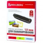 Купить Плёнка для ламинирования Brauberg А6 100шт (530806) в МВИДЕО