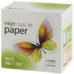 Фотобумага для принтера PrintPro Matte 230g/m, 10x15 (PME2305004R)