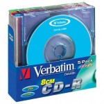 CD-R диск Verbatim 8cm Data Sl col5