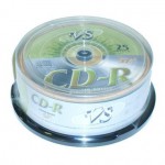 CD-R диск VS 80 52x Cake 25 MBI