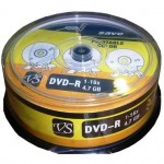 Купить DVD-R диск VS 4.7Gb 4x Cake25 в МВИДЕО