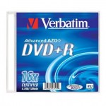 DVD+R диск Verbatim 4.7Gb 16x10slim