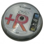 DVD+R диск Fuji 4.7Gb 16x 10 cake