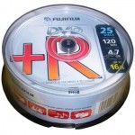 DVD+R диск Fuji 4.7Gb 16x 25 cake