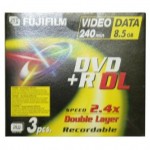 DVD+R диск Fuji 8.5Gb 2.4x3jew