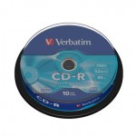 Купить CD-R диск Verbatim 52xCake10шт в МВИДЕО