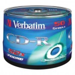 Купить CD-R диск Verbatim 52xCake50шт в МВИДЕО