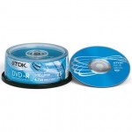 DVD-R диск TDK 16x cake 25шт.