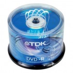 DVD-R диск TDK 16x cake 50шт.