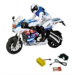 Радиоуправляемая машинка Shenzhen Toys Мотоцикл с гонщиком р у сине белый 1:22 М35563